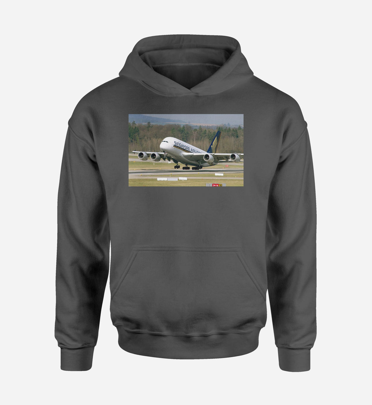 Departing Singapore Airlines A380 Designed Hoodies