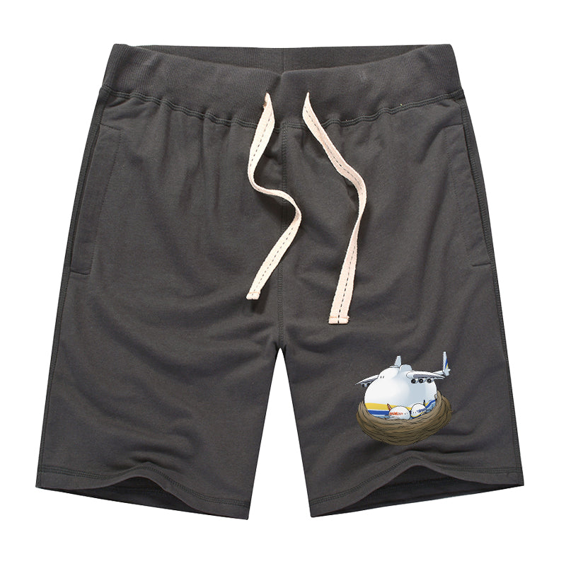 Antonov 225 Nesting Designed Cotton Shorts