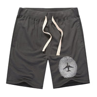 Thumbnail for Aviation Finger Print Designed Cotton Shorts