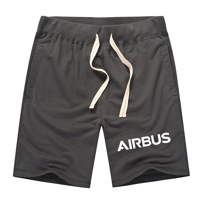 Airbus & Text Designed Cotton Shorts