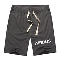 Thumbnail for Airbus & Text Designed Cotton Shorts
