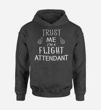 Thumbnail for Trust Me I'm a Flight Attendant Designed Hoodies