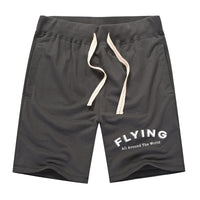 Thumbnail for Flying All Around The World Designed Cotton Shorts