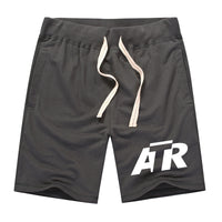 Thumbnail for ATR & Text Designed Cotton Shorts