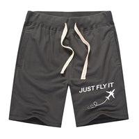 Thumbnail for Just Fly It Designed Cotton Shorts
