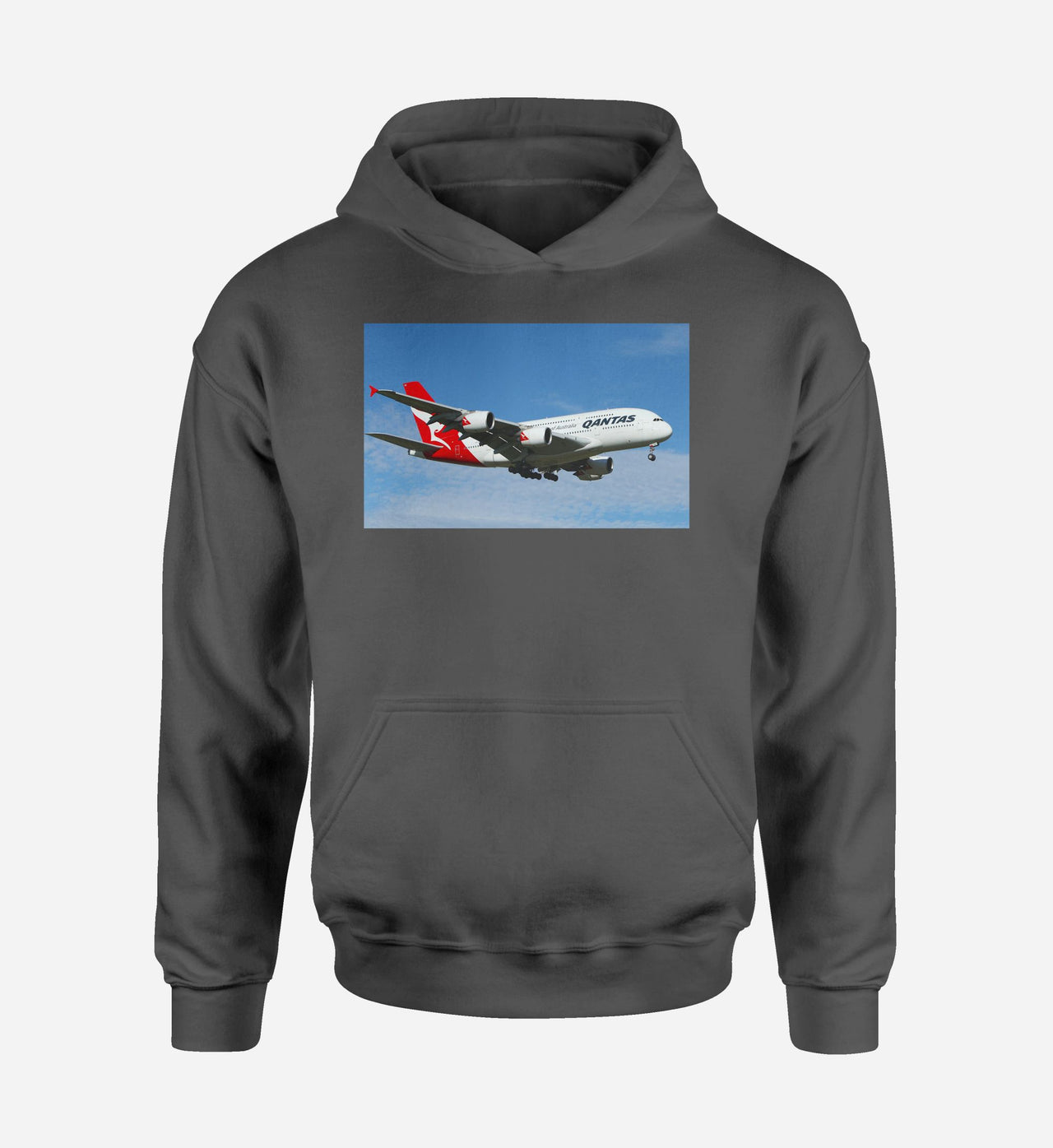 Landing Qantas A380 Designed Hoodies