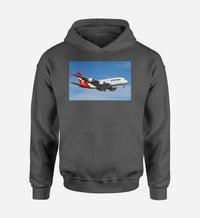 Thumbnail for Landing Qantas A380 Designed Hoodies
