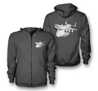 Thumbnail for Antonov 225 (2) Designed Zipped Hoodies