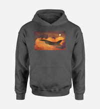 Thumbnail for Departing Fighting Falcon F16 Designed Hoodies