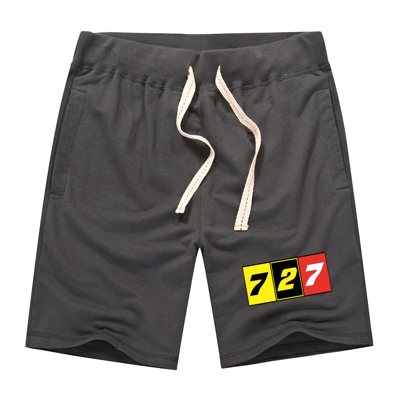 Flat Colourful 727 Designed Cotton Shorts