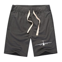 Thumbnail for Ilyushin IL-76 Silhouette Designed Cotton Shorts