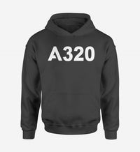 Thumbnail for A320 Flat Text Designed Hoodies