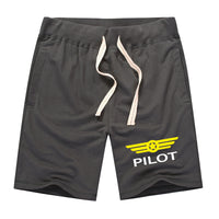 Thumbnail for Pilot & Badge Designed Cotton Shorts