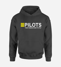 Thumbnail for Pilots They Know How To Fly Designed Hoodies