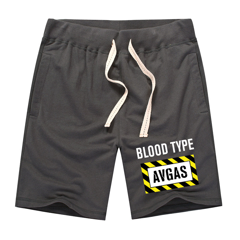Blood Type AVGAS Designed Cotton Shorts