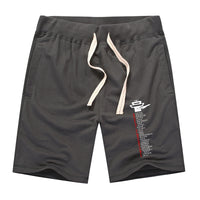 Thumbnail for Aviation Alphabet Designed Cotton Shorts