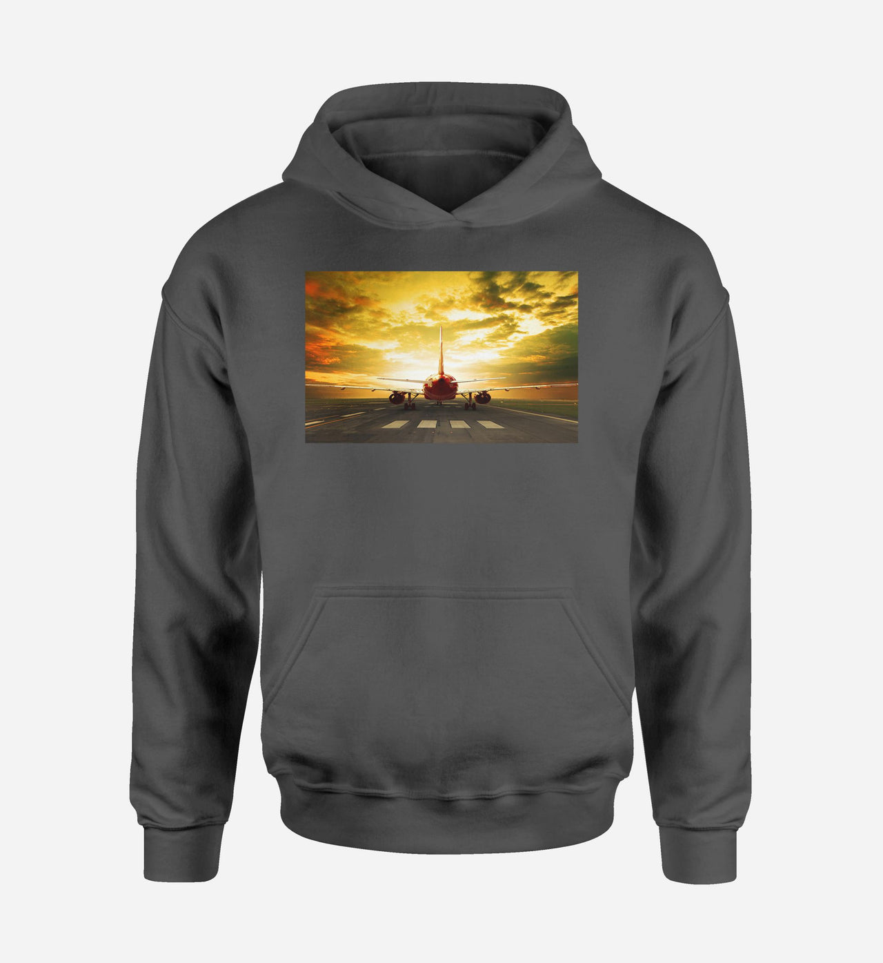 Ready for Departure Passanger Jet Designed Hoodies