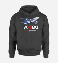 Thumbnail for Airbus A380 Love at first flight Designed Hoodies
