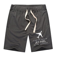 Thumbnail for I Love The Smell Of Jet Fuel In The Morning Designed Cotton Shorts