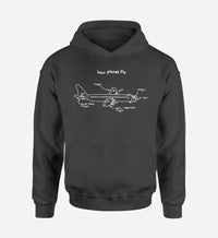 Thumbnail for How Planes Fly Designed Hoodies
