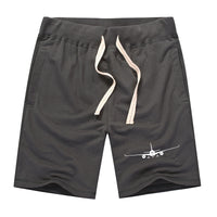 Thumbnail for Airbus A350 Silhouette Designed Cotton Shorts