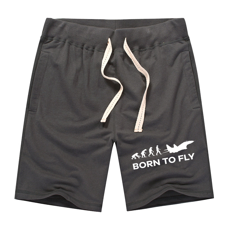 Born To Fly Military Designed Cotton Shorts