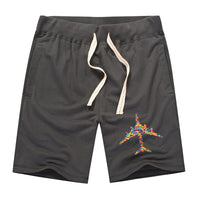 Thumbnail for Colourful Airplane Designed Cotton Shorts