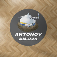 Thumbnail for Antonov AN-225 (22) Designed Carpet & Floor Mats (Round)