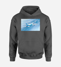 Thumbnail for Beautiful Painting of Boeing 787 Dreamliner Designed Hoodies