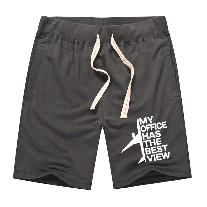 My Office Has The Best View Designed Cotton Shorts