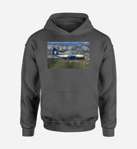 Thumbnail for Amazing View with Blue Angels Aircraft Designed Hoodies