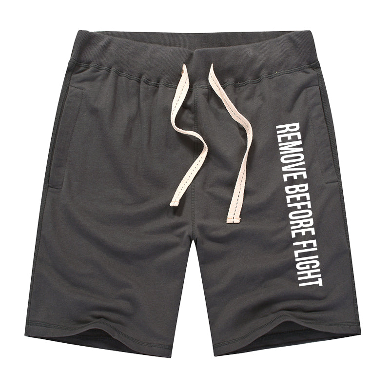 Remove Before Flight 2 Designed Cotton Shorts