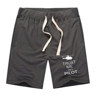 Thumbnail for Trust Me I'm a Pilot (Helicopter) Designed Cotton Shorts