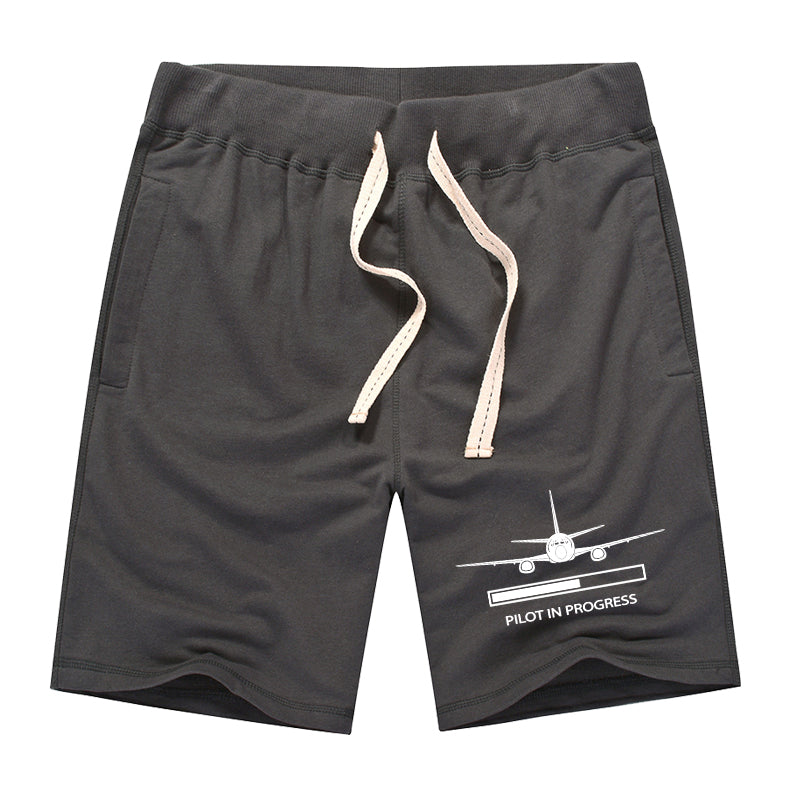 Pilot In Progress Designed Cotton Shorts