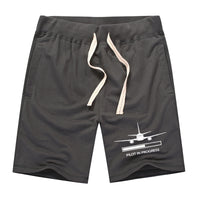 Thumbnail for Pilot In Progress Designed Cotton Shorts