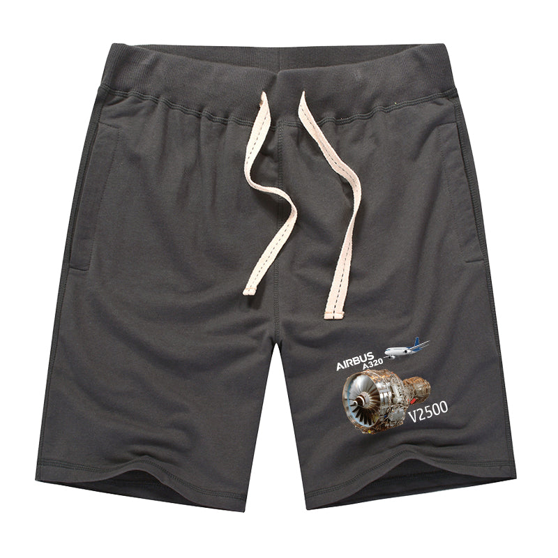 Airbus A320 & V2500 Engine Designed Cotton Shorts