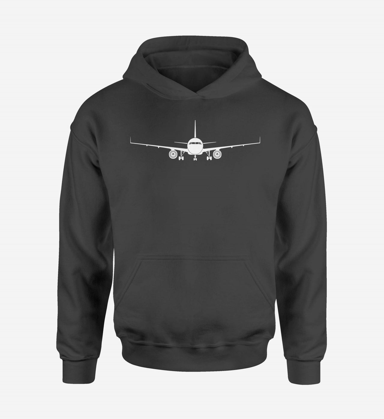 Airbus A320 Silhouette Designed Hoodies