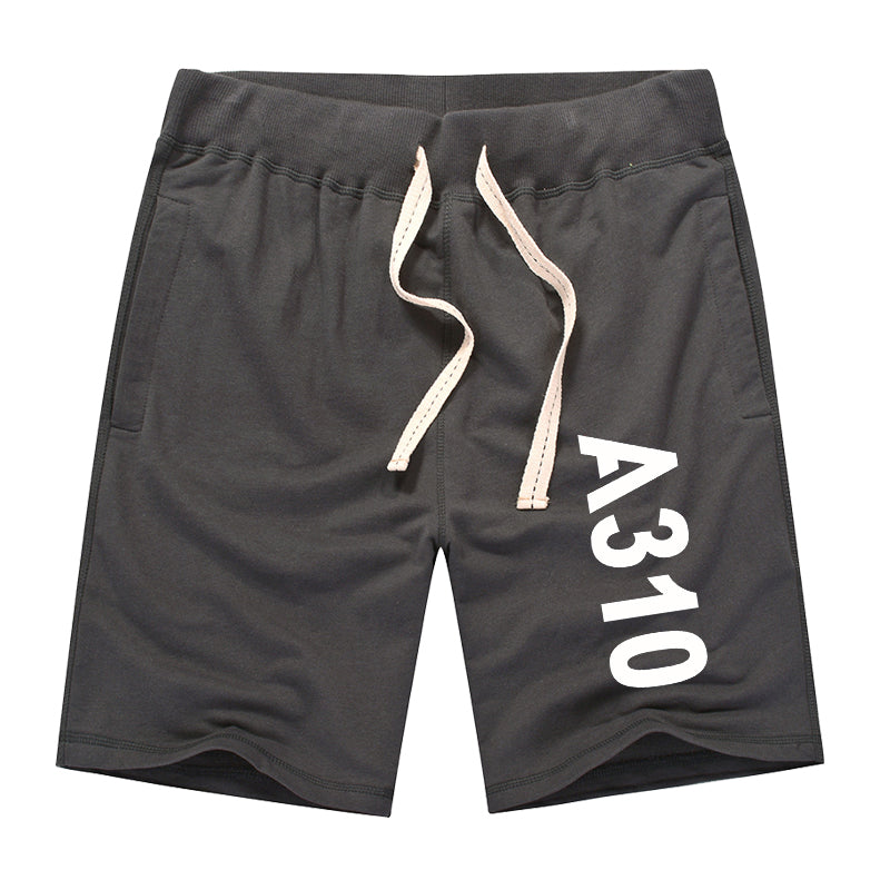 A310 Text Designed Cotton Shorts