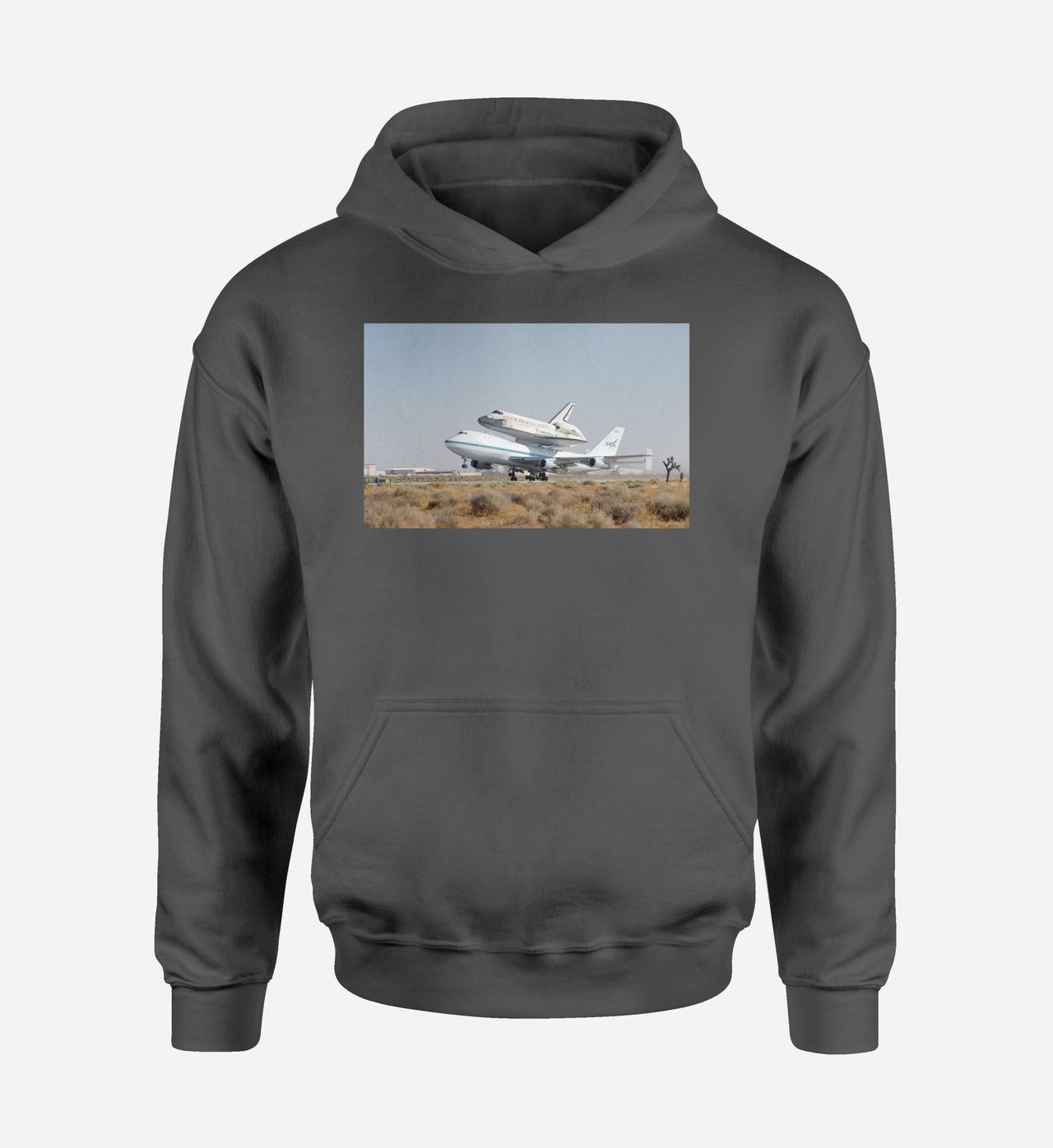 Boeing 747 Carrying Nasa's Space Shuttle Designed Hoodies