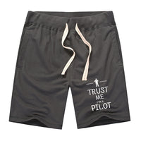 Thumbnail for Trust Me I'm a Pilot Designed Cotton Shorts