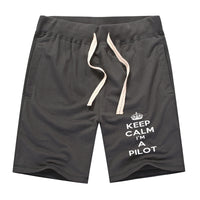 Thumbnail for Keep Calm I'm a Pilot Designed Cotton Shorts