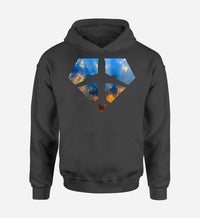 Thumbnail for Supermen of The Skies (Sunrise) Designed Hoodies