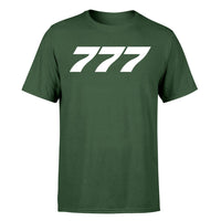 Thumbnail for 777 Flat Text Designed T-Shirts