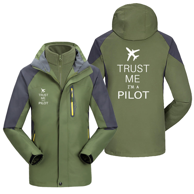 Trust Me I'm a Pilot 2 Designed Thick Skiing Jackets