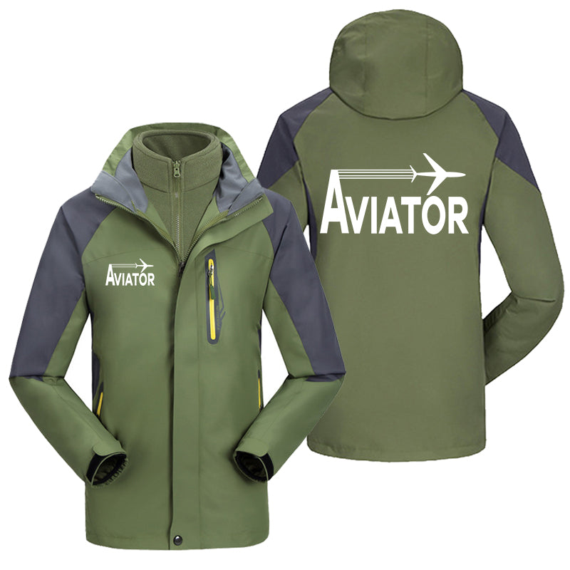 Aviator Designed Thick Skiing Jackets