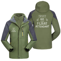 Thumbnail for Trust Me I'm a Flight Attendant Designed Thick Skiing Jackets