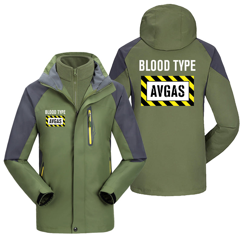 Blood Type AVGAS Designed Thick Skiing Jackets