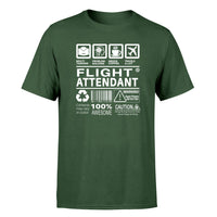 Thumbnail for Flight Attendant Label Designed T-Shirts