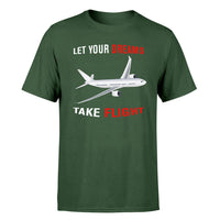Thumbnail for Let Your Dreams Take Flight Designed T-Shirts