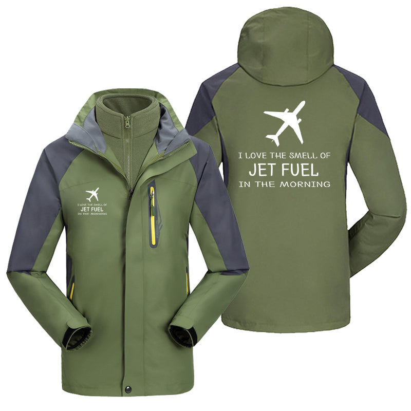 I Love The Smell Of Jet Fuel In The Morning Designed Thick Skiing Jackets